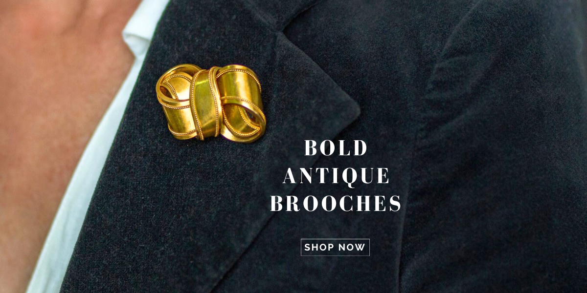 Bold Antique Brooches